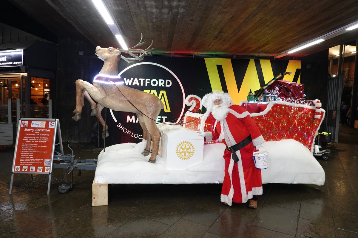 🎅 Get ready, Watford! Rotary Watford's Christmas Sleigh Ride is back with a jolly schedule around town! Santa and the team are thrilled to spread cheer and collect donations for local charities.

🛷 Check out the routes on their FB page. Huge thanks to the team &amp; <a href="/Regal_London/">Regal</a>.