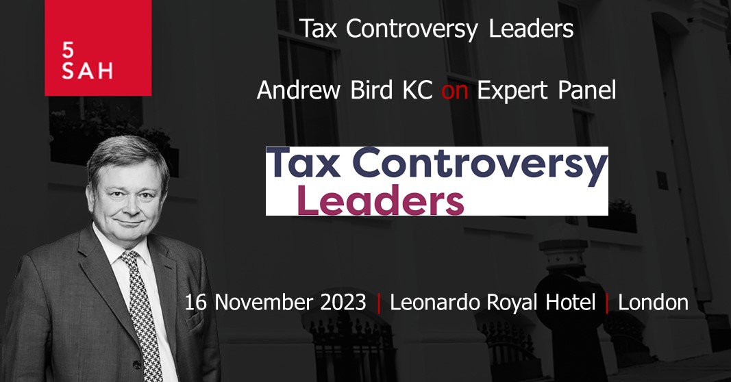 Andrew Bird KC joins the expert panel at today's 2023 Tax Controversy Leaders Summit. Andrew will present a Tax Crime Update - What Corporates Should Know Find out more about the event here: bit.ly/5SAHTaxABKC #taxlaw #tax #financelaw