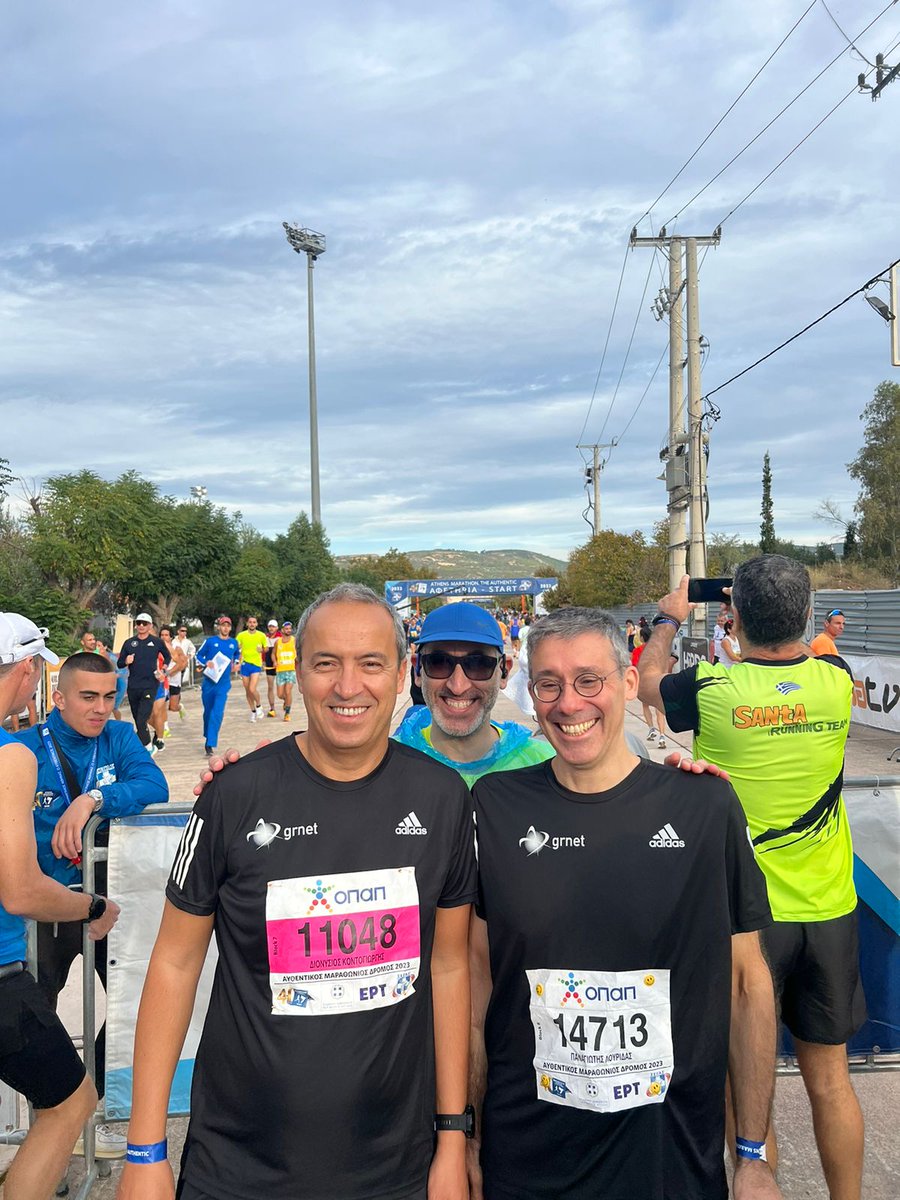 grnet_gr's tweet photo. We're proud of our #colleagues #GRNET_Running_Team, who participated in the 40th Athens Marathon #AMA2023π¬π·
Under the Athenian sun, we joined forces to celebrate team spirit, overcome challenges, and never give up. πββοΈπββοΈ
#iAMAuthentic #AMA2023 #GRNET https://t.co/1N9UCNcL73