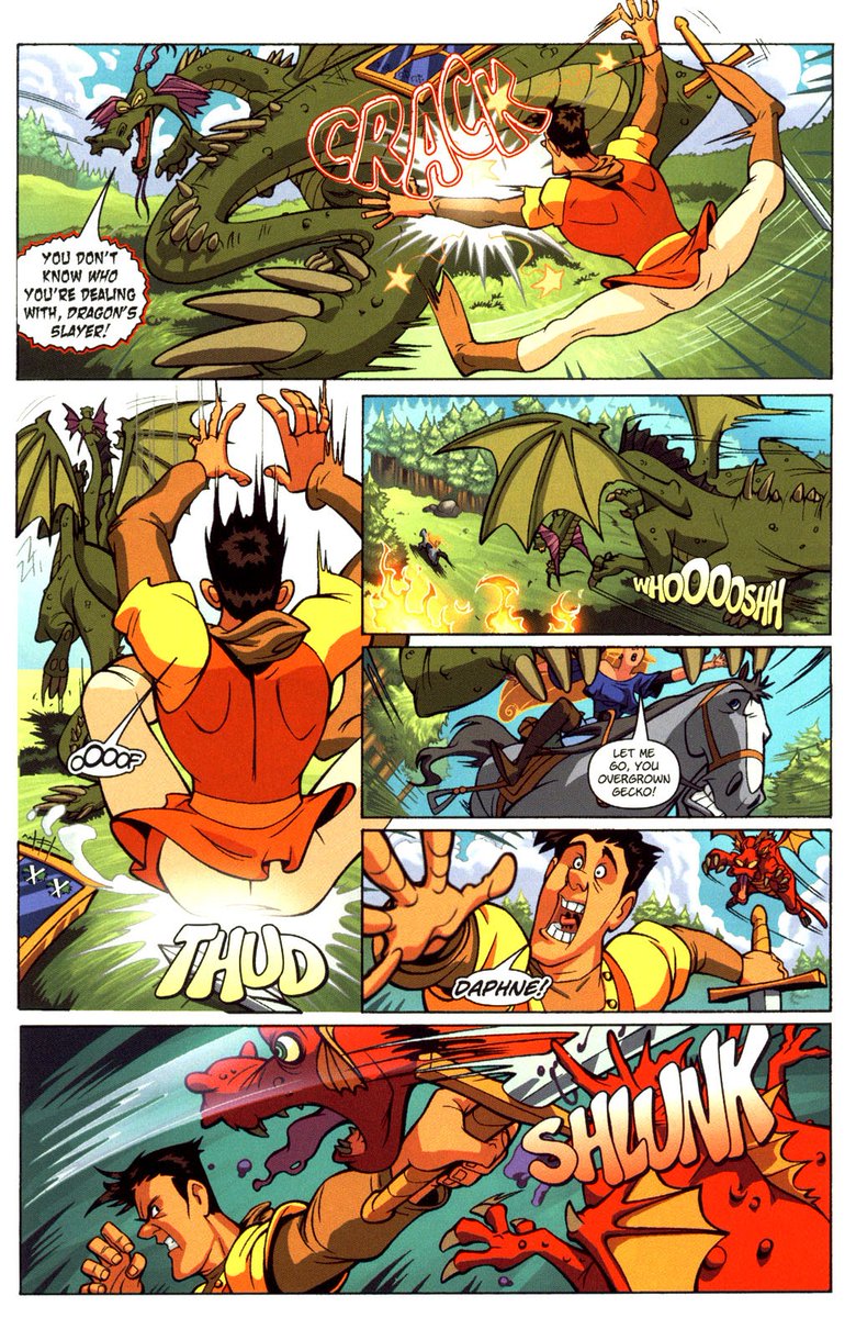 ParafernaliaCi1's tweet photo. Comics basados en Videojuegos
Andy Mangels, Fabio Laguna ... - 2003 - 'Dragon's Lair' (CROSSGEN & ARCANA)
#ParafernaliaCinéfila #ComicsBasedonVideoGames #Comics #Crossgen #ArcanaComics #DragonsLair #AndyMangels #FabioLaguna #DonBluth https://t.co/m6jcparYnE