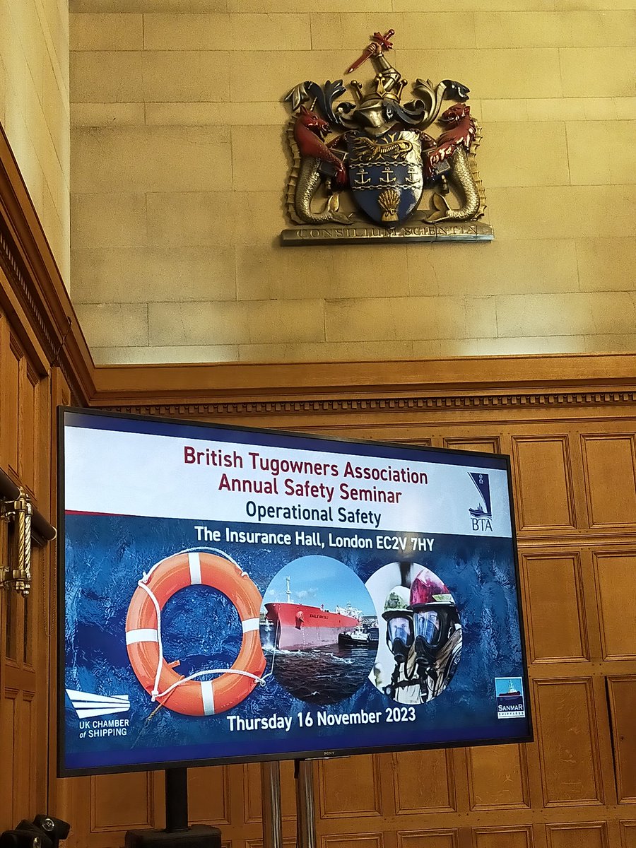 Excellent seminar with <a href="/ukshipping/">UK Chamber of Shipping</a> and crucial messages from British Tugowners Association