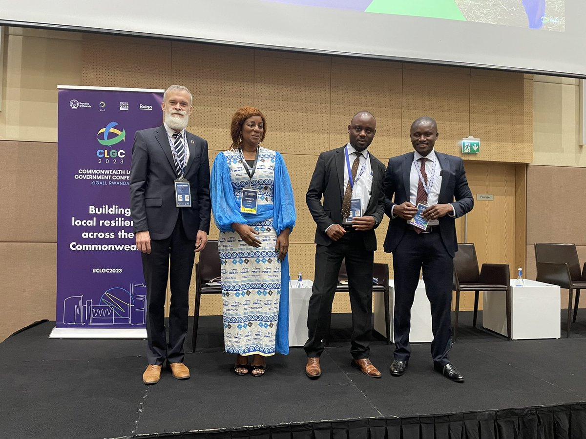 BorisTonhauser's tweet image. It was a pleasure for me to moderate the #CLGC2023 session on #Partnerships for #SDGs with Jeannette Amom @FEICOM1 Hadrod Mkandawire @LocalMalga and Geoffrey Ocheng @EastGovernments