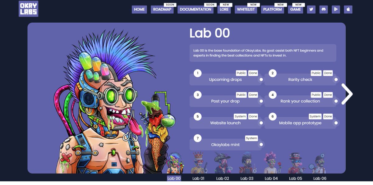 OkayLabsNFT's tweet image. 🌐 OKAYLABS is rewriting the NFT narrative! Our roadmap is live, promising tools, benefits, and a dynamic journey ahead. Join us as we redefine the NFT space. 🚀

Roadmap Link : okaylabs.io/roadmap

INTERACT with this post for a chance at a WL spot! 🔥