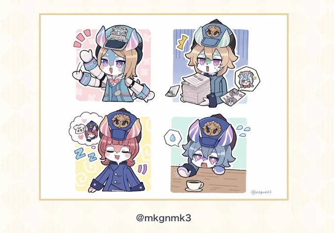 メリュジーヌスタンプコンテストで二等賞いただきました…!!😭✨夢!?嬉しすぎる…ありがとうございます🥳 