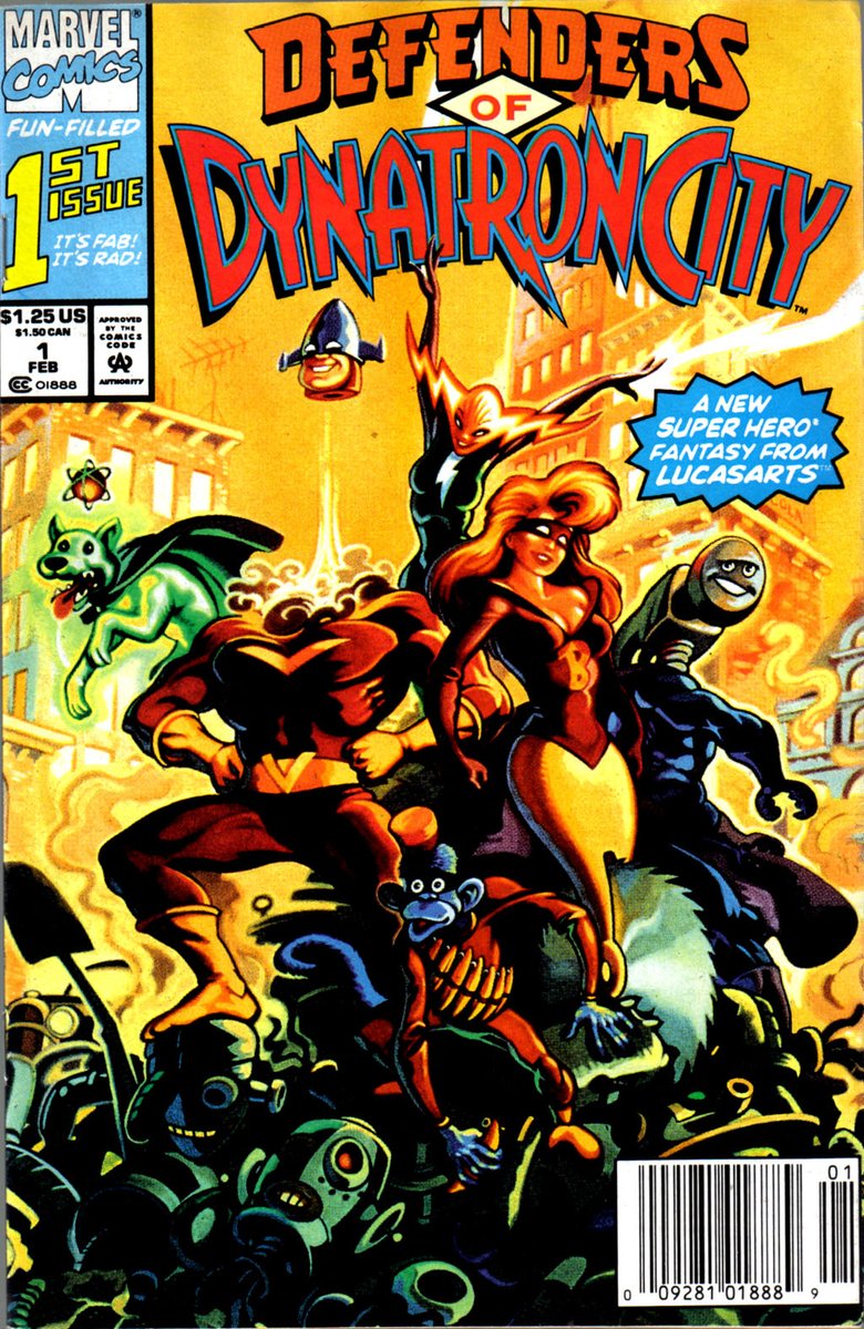 ParafernaliaCi1's tweet photo. Comics basados en Videojuegos
Steve Purcell & Frank Cirocco - 1992 - 'Defenders of Dynatron City' (MARVEL)
#ParafernaliaCinéfila #ComicsBasedonVideoGames #Comics #MarvelComics #DefendersofDynatronCity #StevePurcell #FrankCirocco #90s https://t.co/HhbxtOoUps