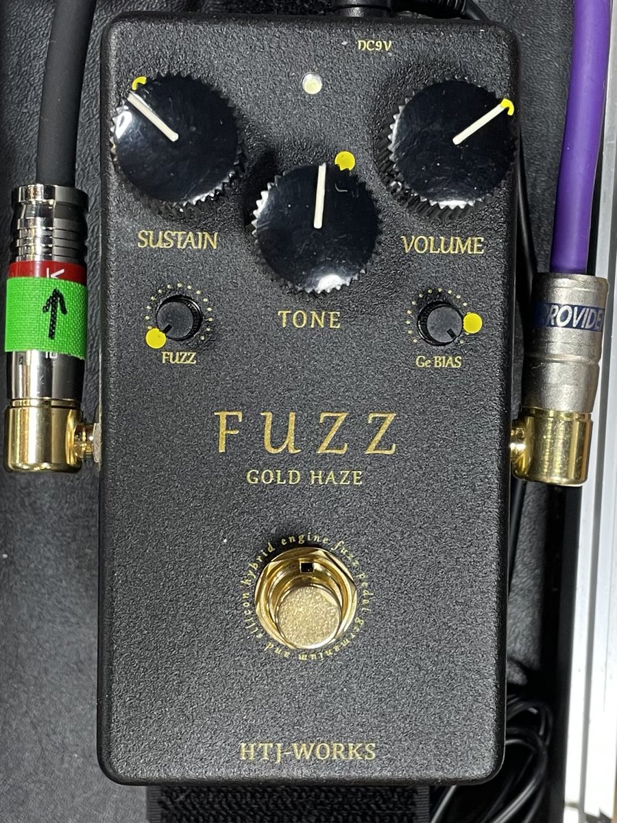 HTJ.WORKS GOLD HAZE ファズペダル HTJ-WORKS GOLD HAZE FUZZ｜ミュージックランドKEY