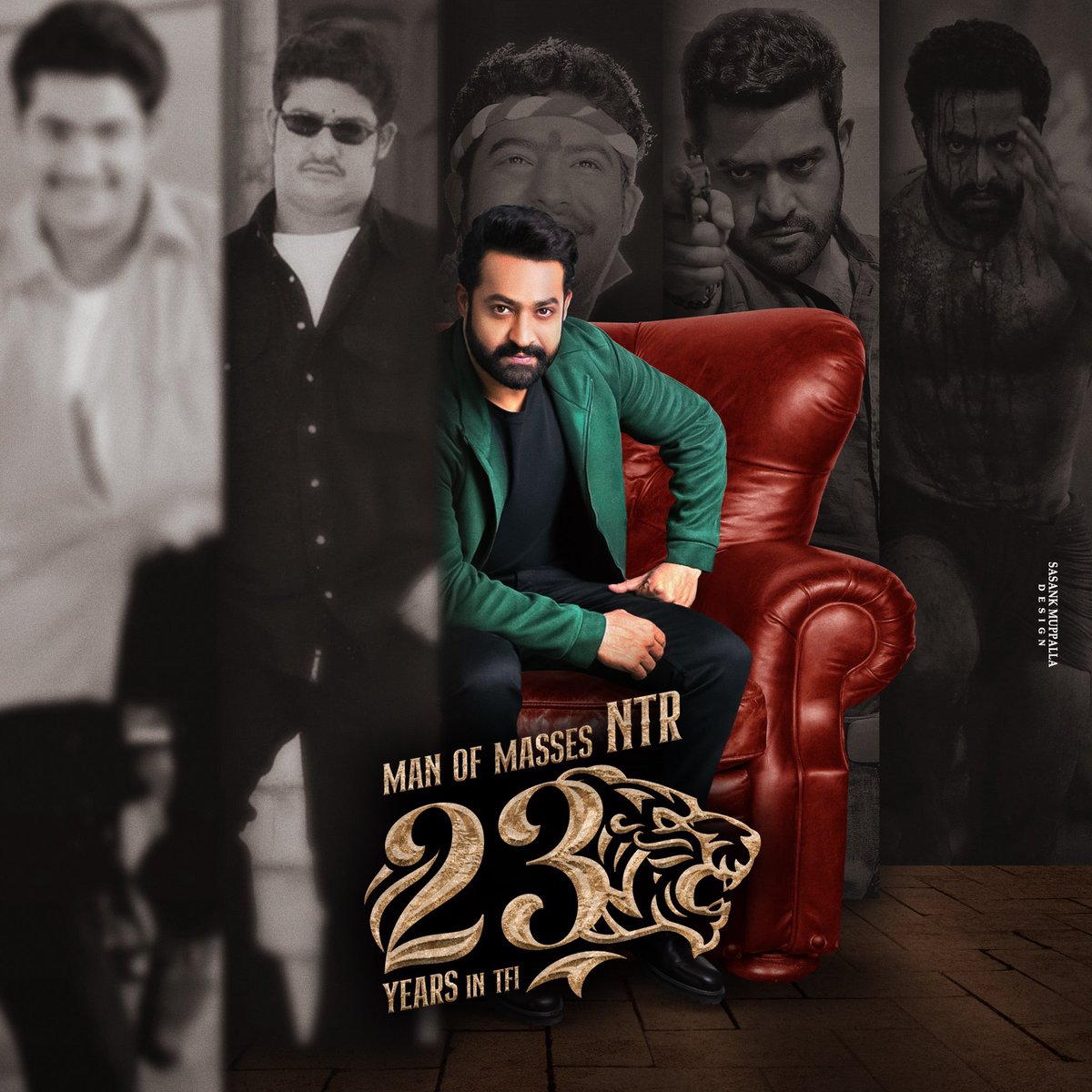 Koduri_526's tweet photo. Nandamuri Taraka Rama Rao, The Acting Volcano, who is entertaining the audience all over the world with his stellar performance completed 23 years of his film debut today.

Here are some of the edits from @tarak9999 fans celebrating #23GloriousYearsOfNTR 

#ManOfMassesNTR #Devara https://t.co/HjhaCZOdrc