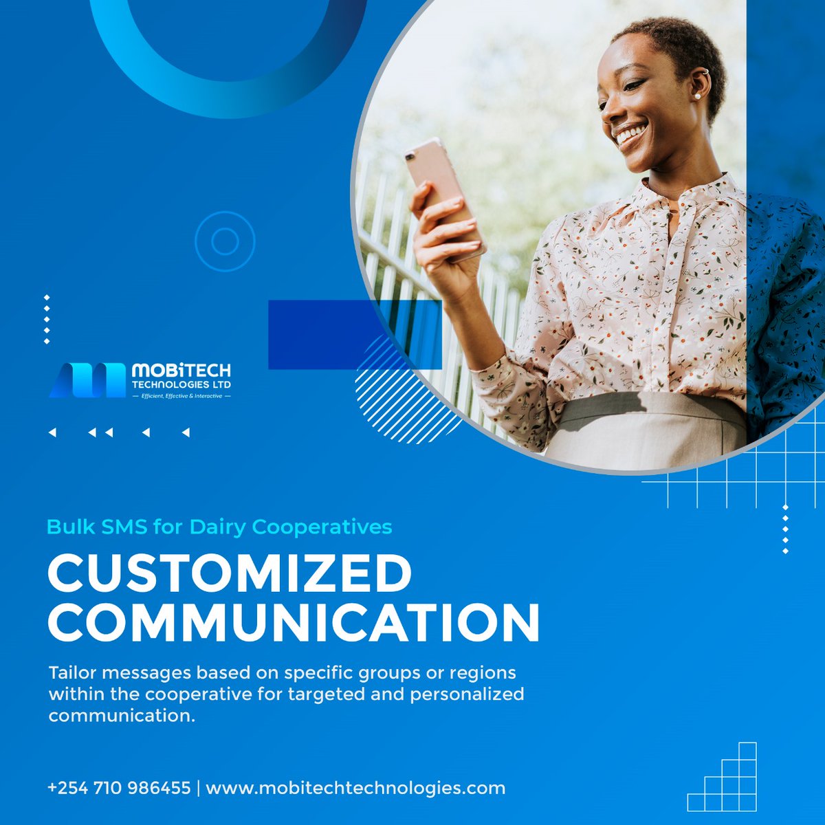 LimitedMobitech's tweet photo. Tailor Your Dairy Dialogue! 🧵🥛 Choose Bulk SMS for personalized and customized communication in your dairy cooperative. From individual updates to group announcements, craft your messages with care and efficiency. Elevate your communication game, one custom text at a time! 📱 https://t.co/OEsRI70hxQ