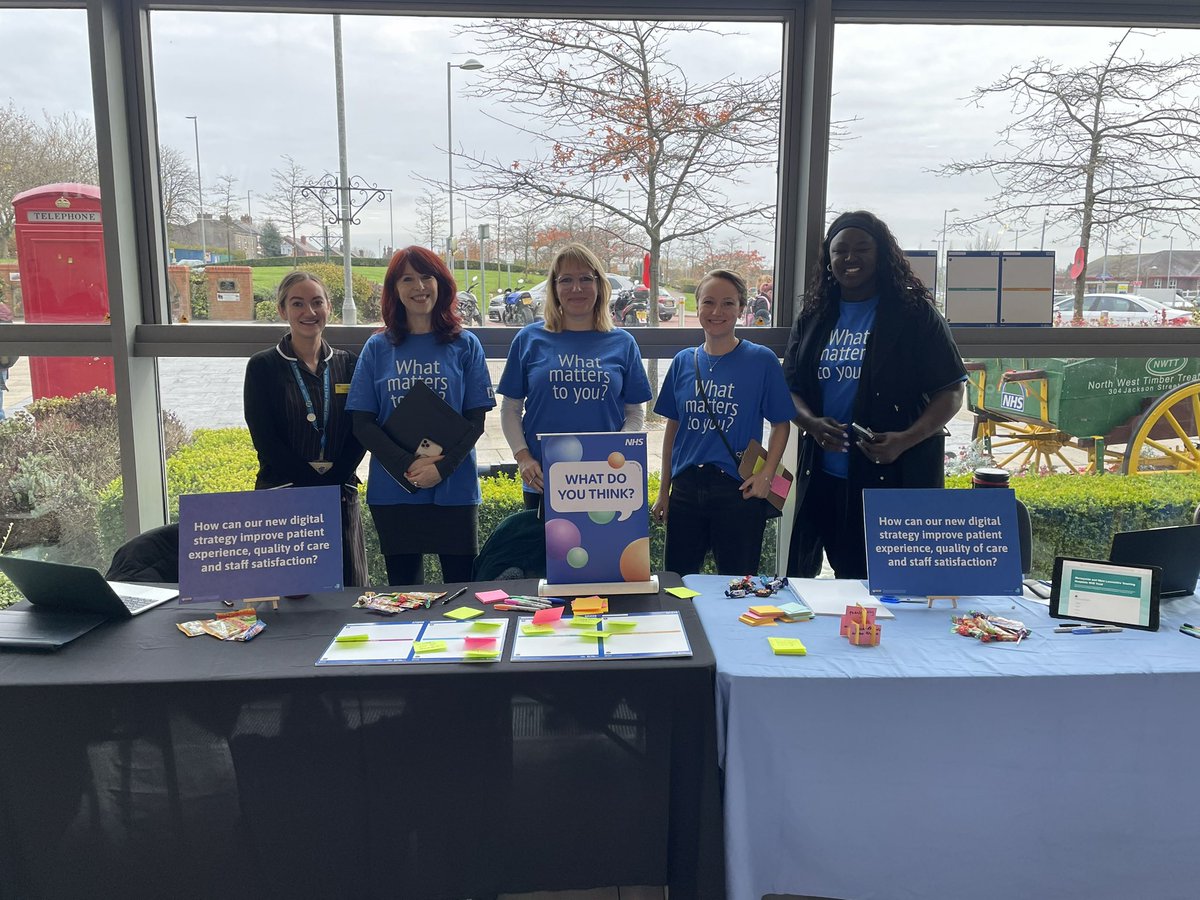 Come along &amp; help us shape the next <a href="/MWLNHS/">Mersey & West Lancs Teaching Hospitals NHS Trust</a> Digital Strategy! Stand at Whiston Hospital today outside Costa 📱💻☁️