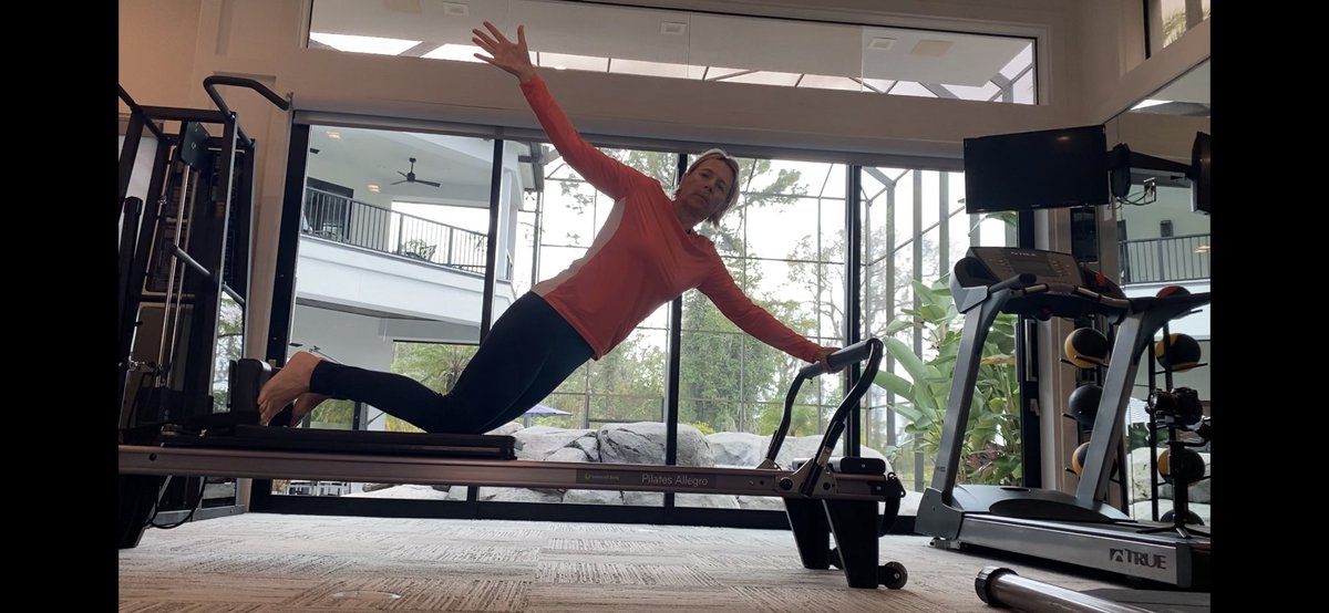Working on my core with a rotational challenge will keep me on the course for years to come. <a href="/ProBalancePT/">ProBalance® Physical Therapy & Pilates Studio</a> #pilates #workout #golf