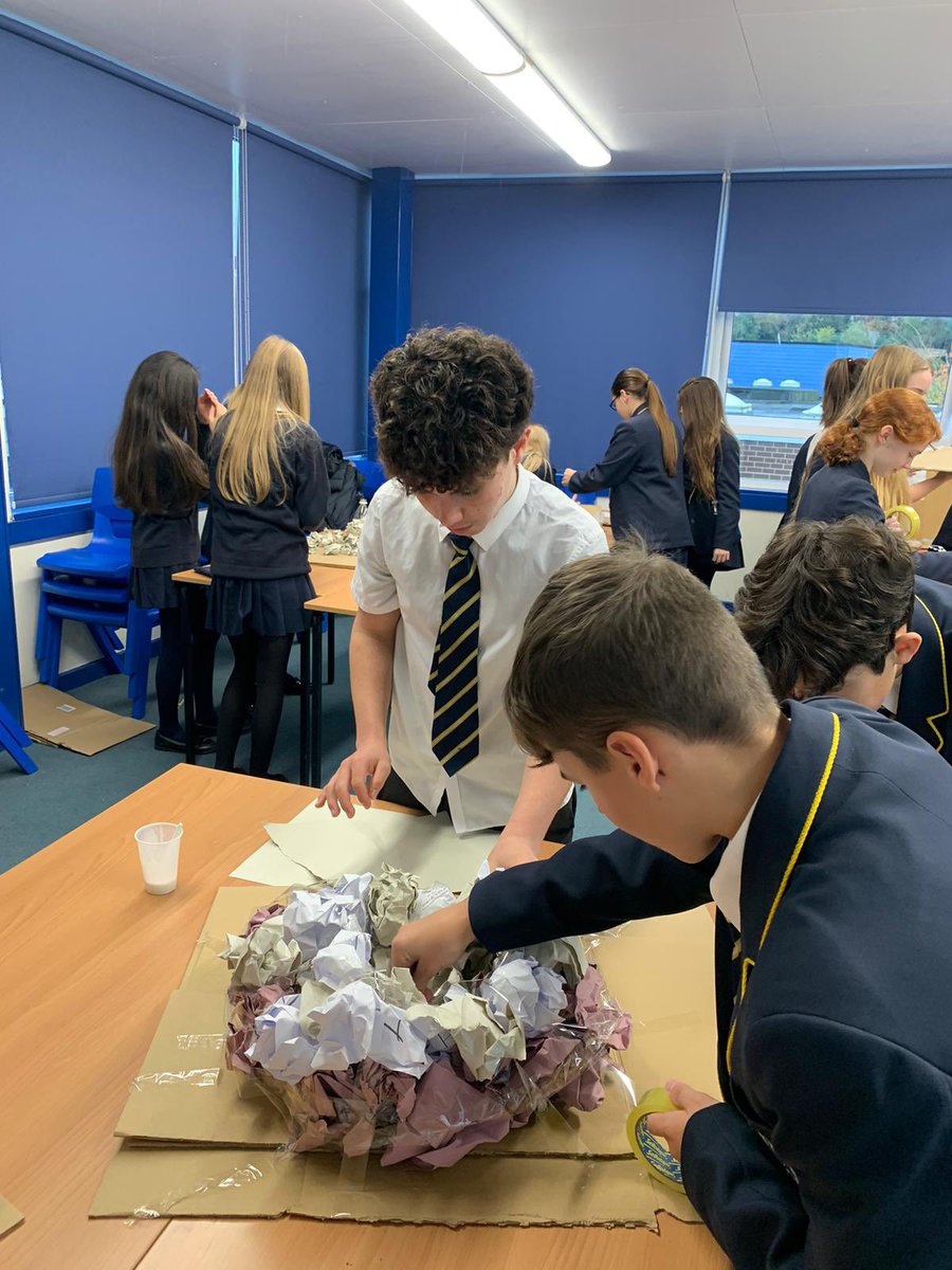 RBAGeography's tweet photo. Geography immersion day is off to a great start! Students have learnt about the different types of volcanoes and are working in teams to recreate a volcano, before watching a documentary on the impacts of the White Island volcanic eruption of 2019. @RBAcad #geography #volcano https://t.co/lpt24YdKDK