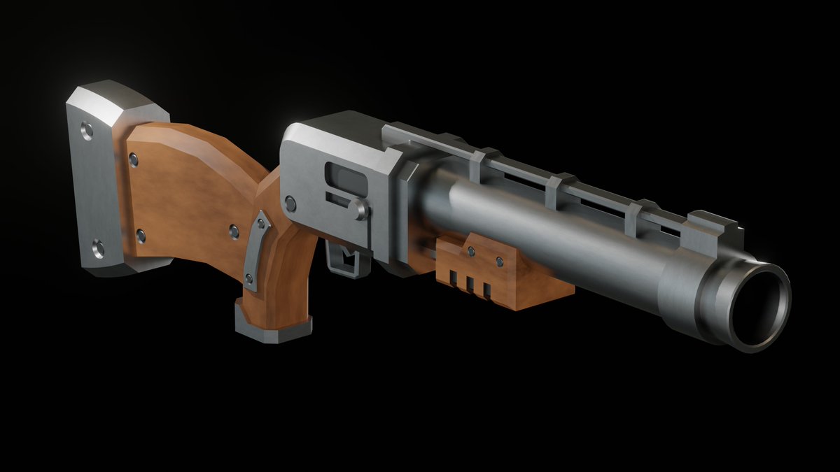 pyromaster3000's tweet photo. Caution, fuse is out!
#blender #blender3d #3d #3dart #art #creative #digitalart #weapon #shotgun #artist #render #renderring #3drender https://t.co/kknBSgWNoa