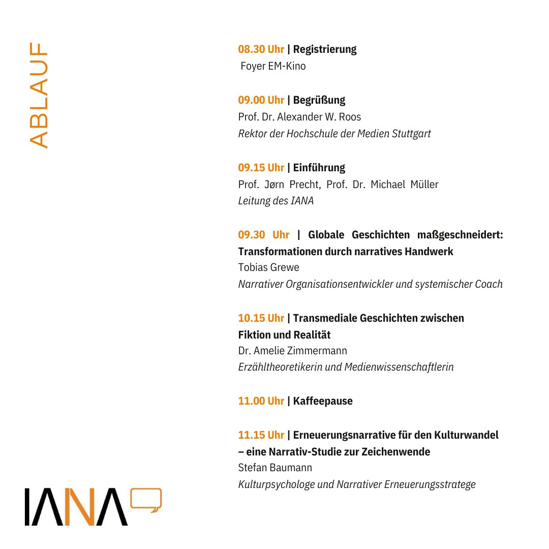 NarrativesMgmt's tweet photo. 🚀 8. #Storytelling-Camp in #Stuttgart am 8.12.23! 📢 Erlebt fesselnde Einblicke in die Narrationswelt von Medien, Unternehmen &amp; Gesellschaft! 🎙️ Freut euch auf spannende Themen! 🌟

👥 Austausch! Teilnahme: 12,- Euro regulär, 8,- Euro ermäßigt. Sichert euch euer Ticket! 🎟️💬 https://t.co/1ANohL1Fqf