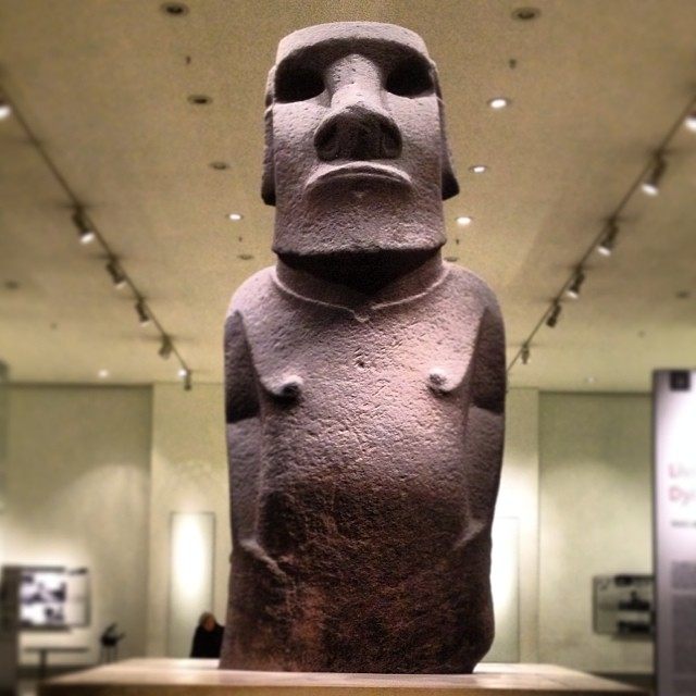 There are a lot of heart breaking stories about museum collections. But here's one that makes me choke up. The Moai (Rapa Nui/Easter Island statue) at The British Museum is called Hoa Hakananai’a. Which translates as 'stolen friend'. If that doesn't just say it all.