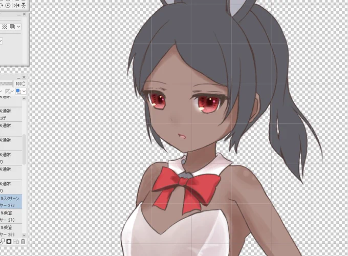 こないだのモブバニーちゃんたちの3Dモデル。う～～ん、可愛い #ゲーム制作 #RPGBakin