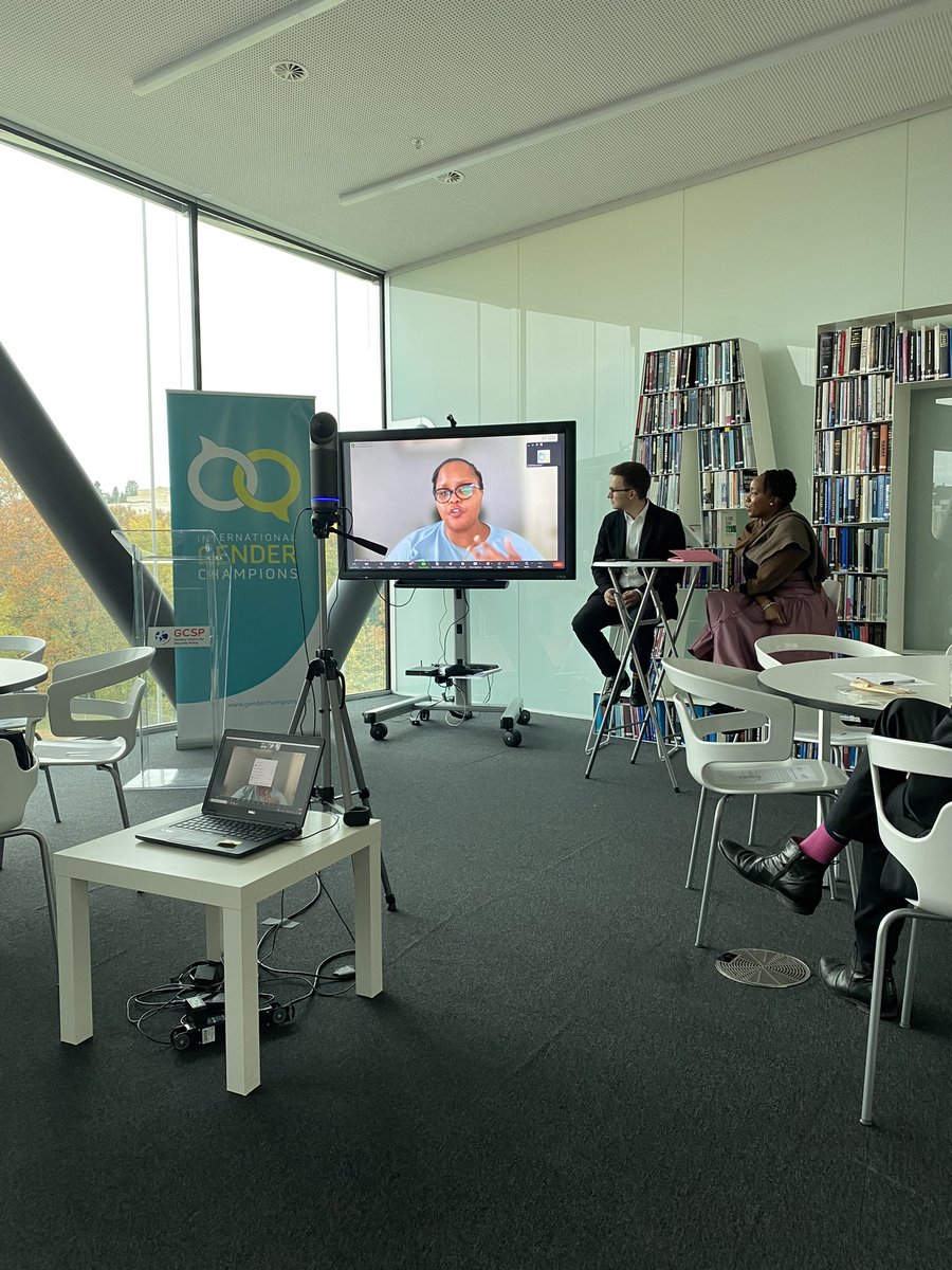 Live from the @TheGCSP to discuss the importance of inclusive communication and ethical storytelling with colleagues from @ITCnews and @africanofilter ! Thanks @INTGenderChamps for organizing this! #InclusionMatters #RepresentationMatters