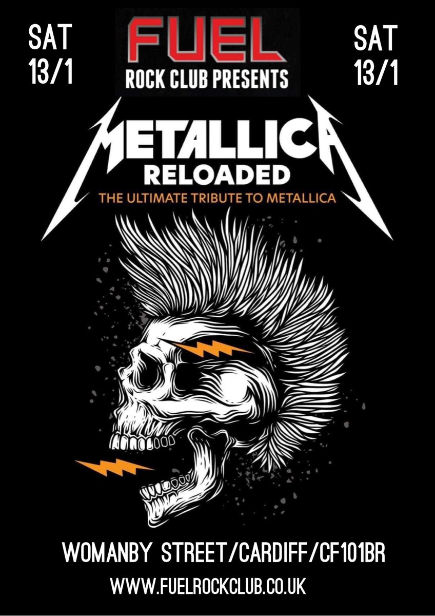 They’re back! Our favourite @metallica tribute return on January 13th!