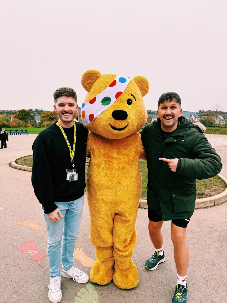 Out and about with Pudsey for BBC Children in Need 🧸 <a href="/BBCCiN/">BBC Children in Need</a>