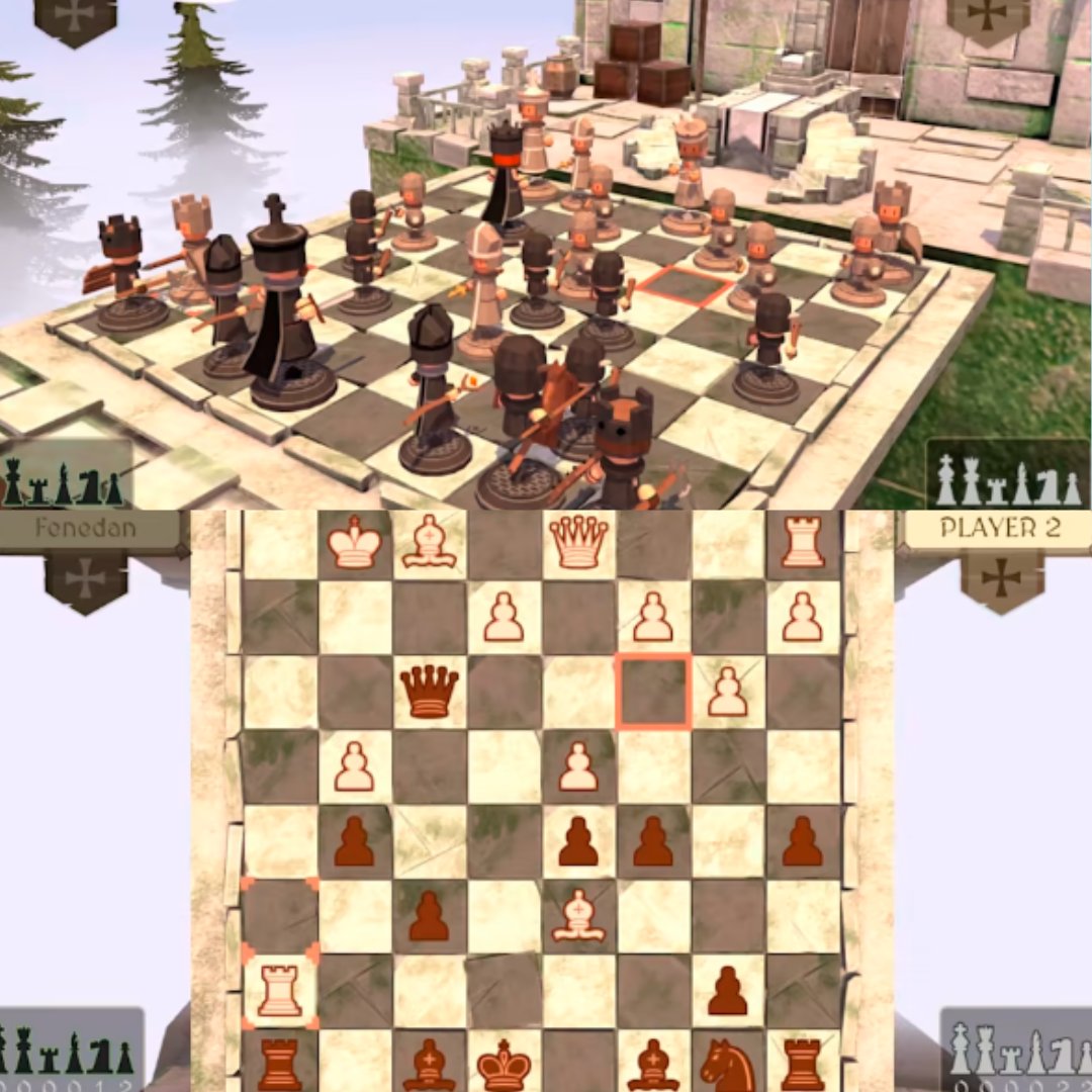 dlogames's tweet image. Which one's your go-to? 
The classic strategic view or the immersive 3D experience? Let me know! 🤔🕹️

#ChessGambit #indiegame #gamedev