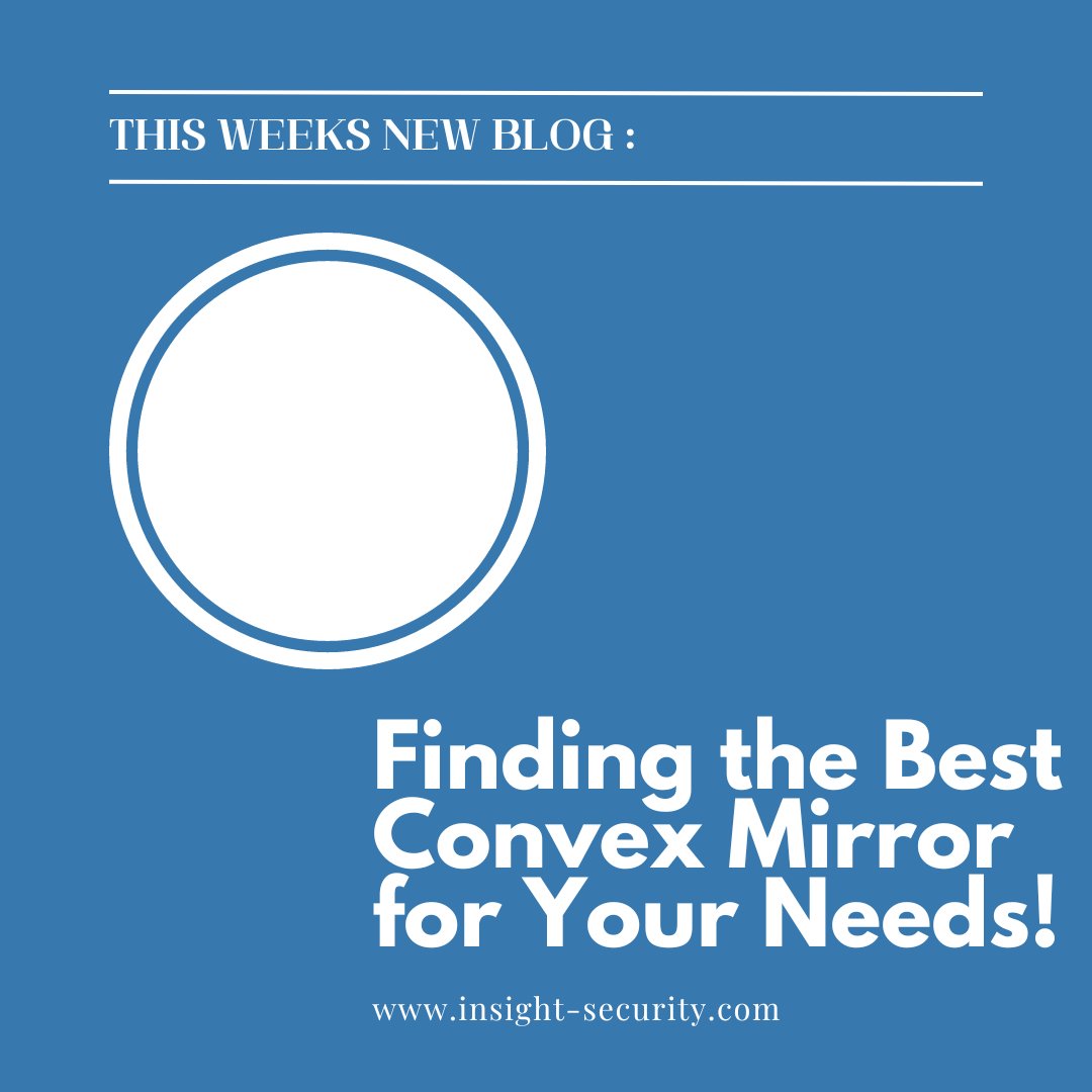 Finding the Best Convex Mirror for Your Needs!

link to blog -insight-security.com/finding-the-be…

#SafetyFirst
#SecuritySolutions
#ConvexMirror
#TrafficSafety
#MirrorGuidance
#SecurityTips
#Surveillance
#InsightSecurity
#SafetyGuidance
#SecurityTech
#SafetyAwareness
#RiskManagement