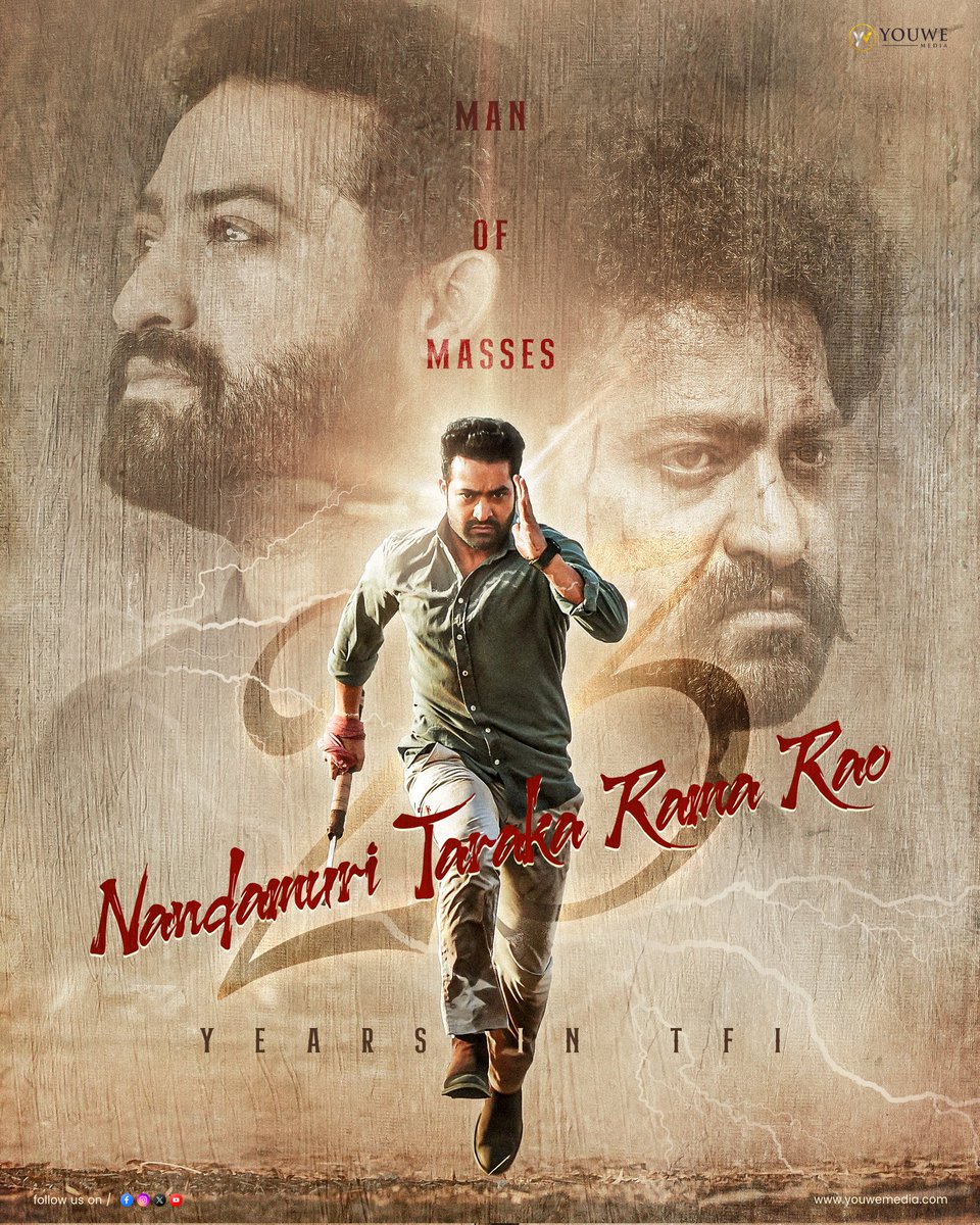 Koduri_526's tweet photo. He came alone, stood and conquered 👑

Celebrating 23 Years of Love, Mass, Craze, Dedication, Inspirational Journey of @tarak9999
 
#23GloriousYearsOfNTR #Devara #War2 https://t.co/IVjwBeOwz6