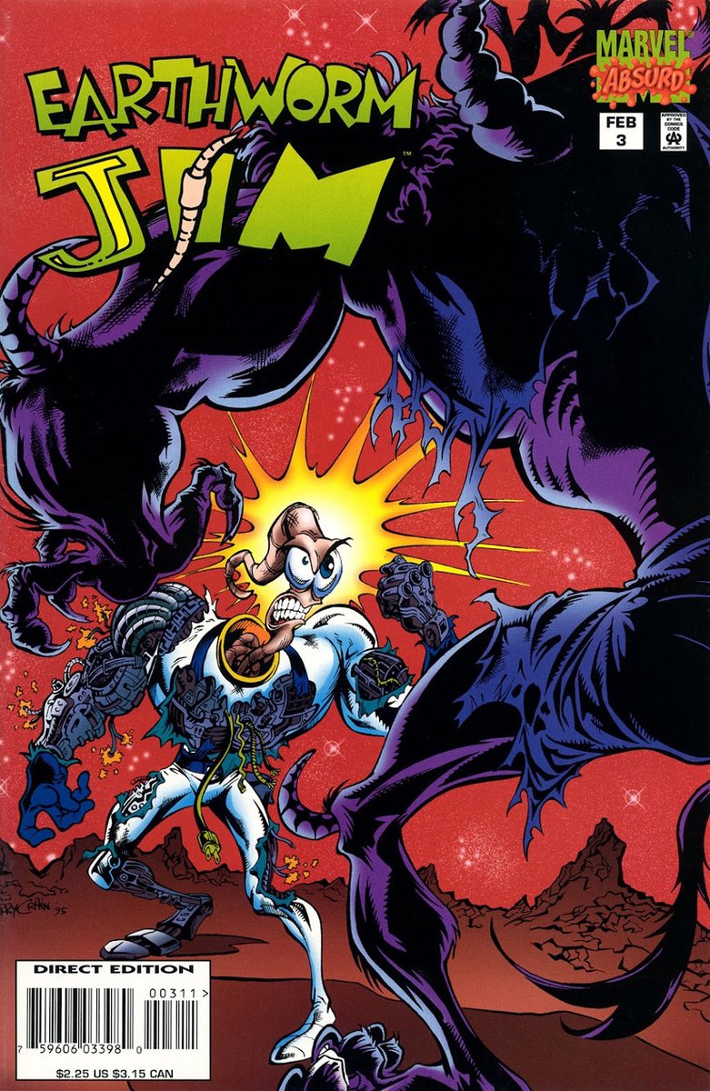 ParafernaliaCi1's tweet photo. Comics basados en Videojuegos
Dan Slott & Barry Crain - 1995 - 'Earthworm Jim' (MARVEL)
#ParafernaliaCinéfila #ComicsBasedonVideoGames #Comics #MarvelComics #EarthwormJim #DanSlott #BarryCrain #90s #Comicsdelos90 https://t.co/6SFUWvW0T4