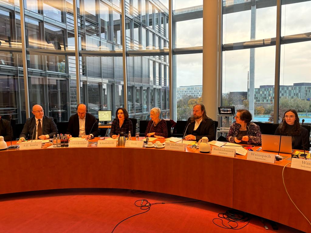 Had honour addressing the members of the EU Affairs Committee of @Bundestag & talking on #EUEnlargment necessary reforms & @EU_Commission recommendation to @EUCouncil on granting the candidate status to #Georgia. Thanks to @LiberaleModerne for promoting Georgia-EU ties in Berlin.