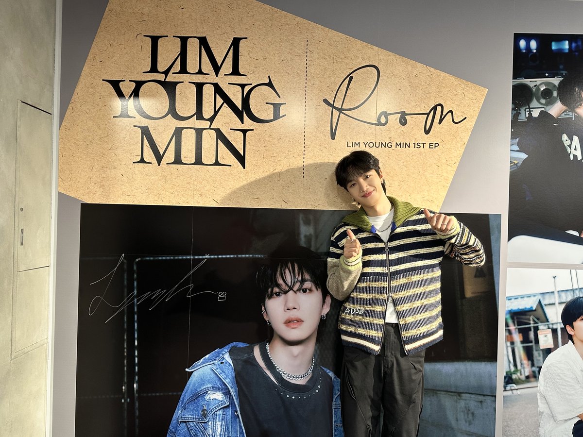 TOWER_Shibuya's tweet photo. 【#タワ渋イベント】

Lim Young Min『ROOM: 1st EP』発売記念イベント無事終了いたしました！お越し頂いた皆様、ありがとうございました🙌🏻
5F大型パネル展にサインをいただきましたので、是非チェックして下さい💗

#LimYoungMin #タワ渋kpop https://t.co/HbwLjySB0j
