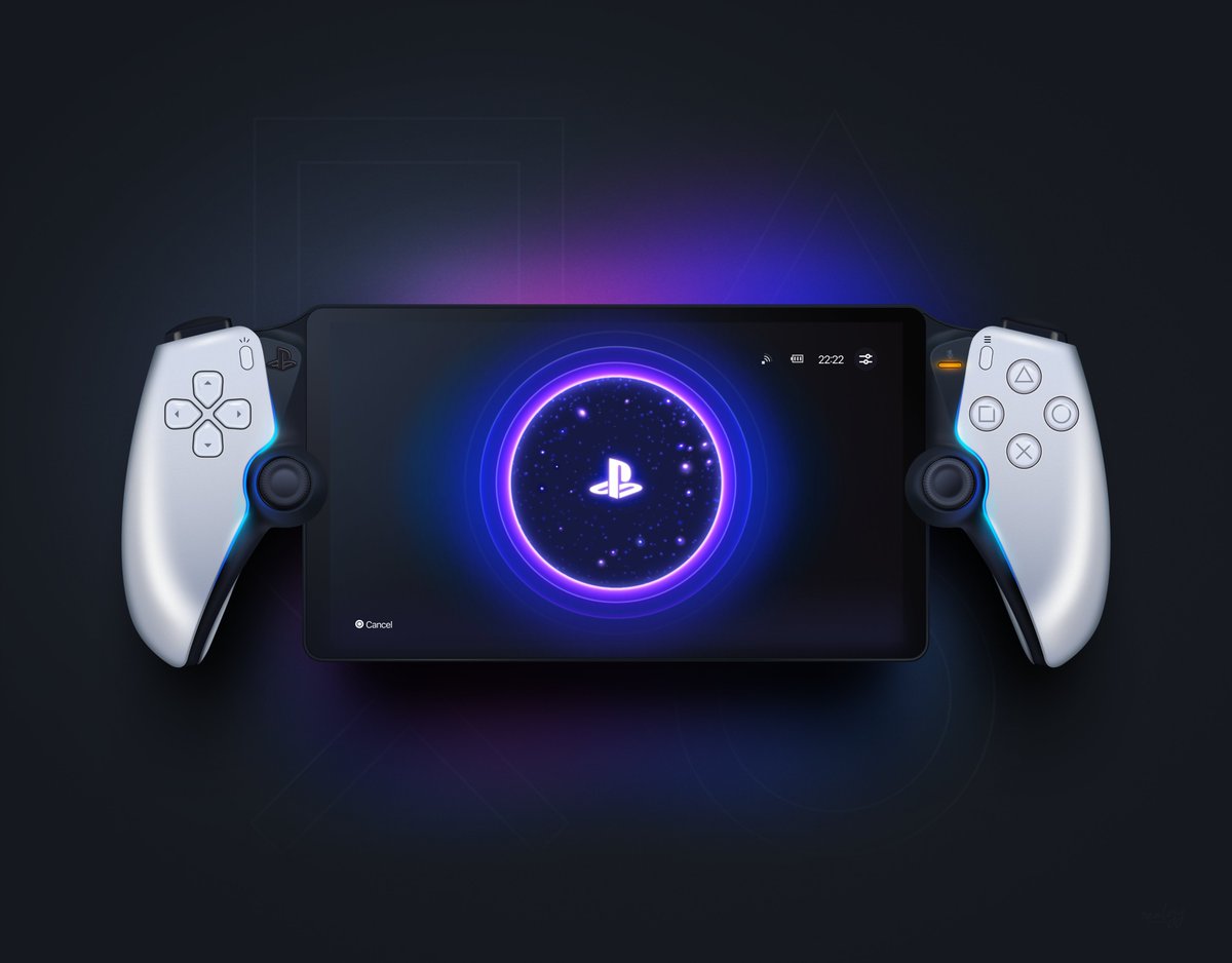 realvjy's tweet photo. New PS portal looks soo good 🔥🎮. 
Here is mine quickly created in @figma last night. Another additon to the game series illustration. https://t.co/fE4N5J8hkU