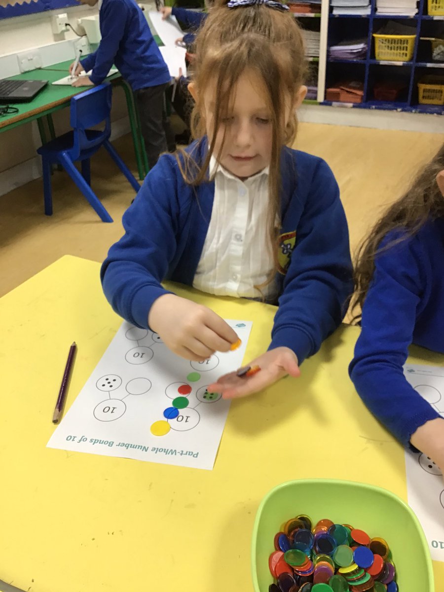 StPPPrimaryY1's tweet image. Today we have been using counters to help us partition to 10. 
#maths #powermaths #year1 @StPPPrimary