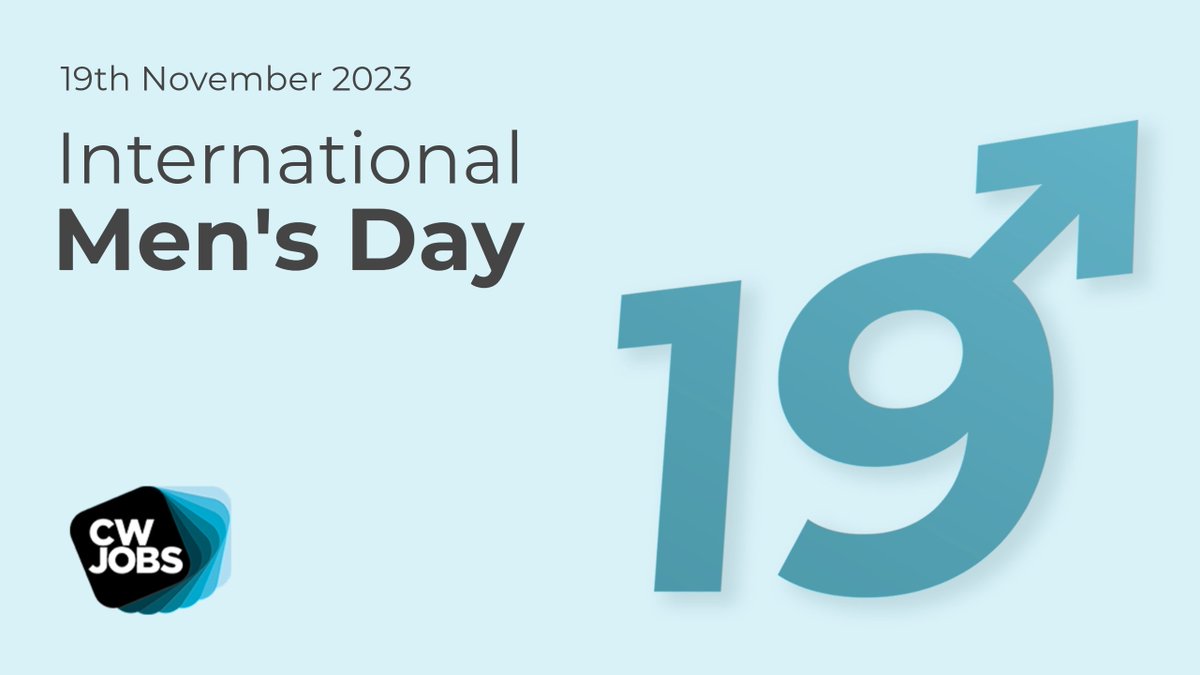 CWJobsUK's tweet photo. It's International Men's Day!!

Today is an opportunity to not only celebrate the positive value men bring to the world, but to also raise awareness surrounding men’s mental health and well-being and recognising the issues they face.

#InternationalMensDay #MentalHealthAwareness https://t.co/uTEDwzgbIo