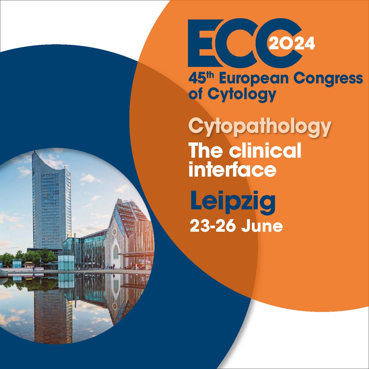 I preparativi per il 𝟒𝟓° 𝐄𝐮𝐫𝐨𝐩𝐞𝐚𝐧 𝐂𝐨𝐧𝐠𝐫𝐞𝐬𝐬 𝐨𝐟 𝐂𝐲𝐭𝐨𝐥𝐨𝐠𝐲, entrano nel vivo. In qualità di Segreteria di 𝐄𝐅𝐂𝐒 stiamo infatti organizzando questo grande e importante congresso che si terrà a #Lipsia a Giungo. 
cytology2024.eu
#cytology #ECC