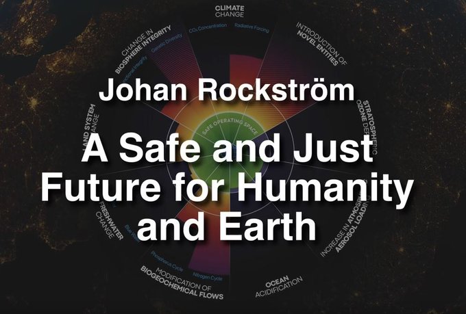 🎥The recording of Prof. Johan Rockström’s talk 'A Safe and Just Future for Humanity and Earth', given at the @Senckenberg #DistinguishedLectureSeries early November, is now available online. Watch it here: 👉 sgn.one/uht @jrockstrom @PIK_Climate