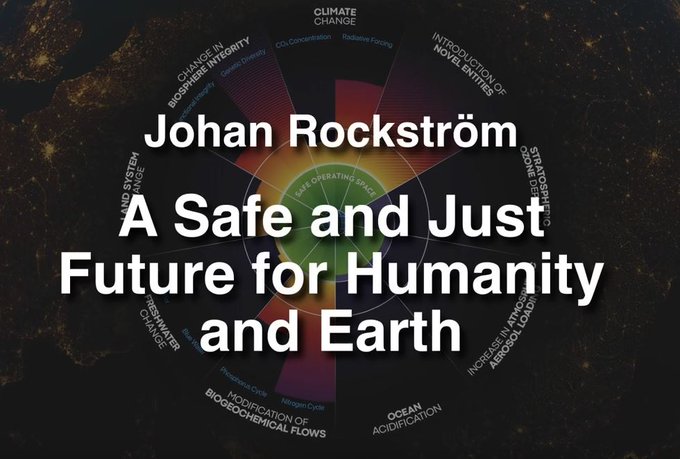 geobiodiversity's tweet photo. 🎥The recording of Prof. Johan Rockström’s talk "A Safe and Just Future for Humanity and Earth", given at the @Senckenberg #DistinguishedLectureSeries early November, is now available online.
Watch it here: 👉 https://t.co/yObNWtgsa6
@jrockstrom @PIK_Climate https://t.co/faS3hVEOwa
