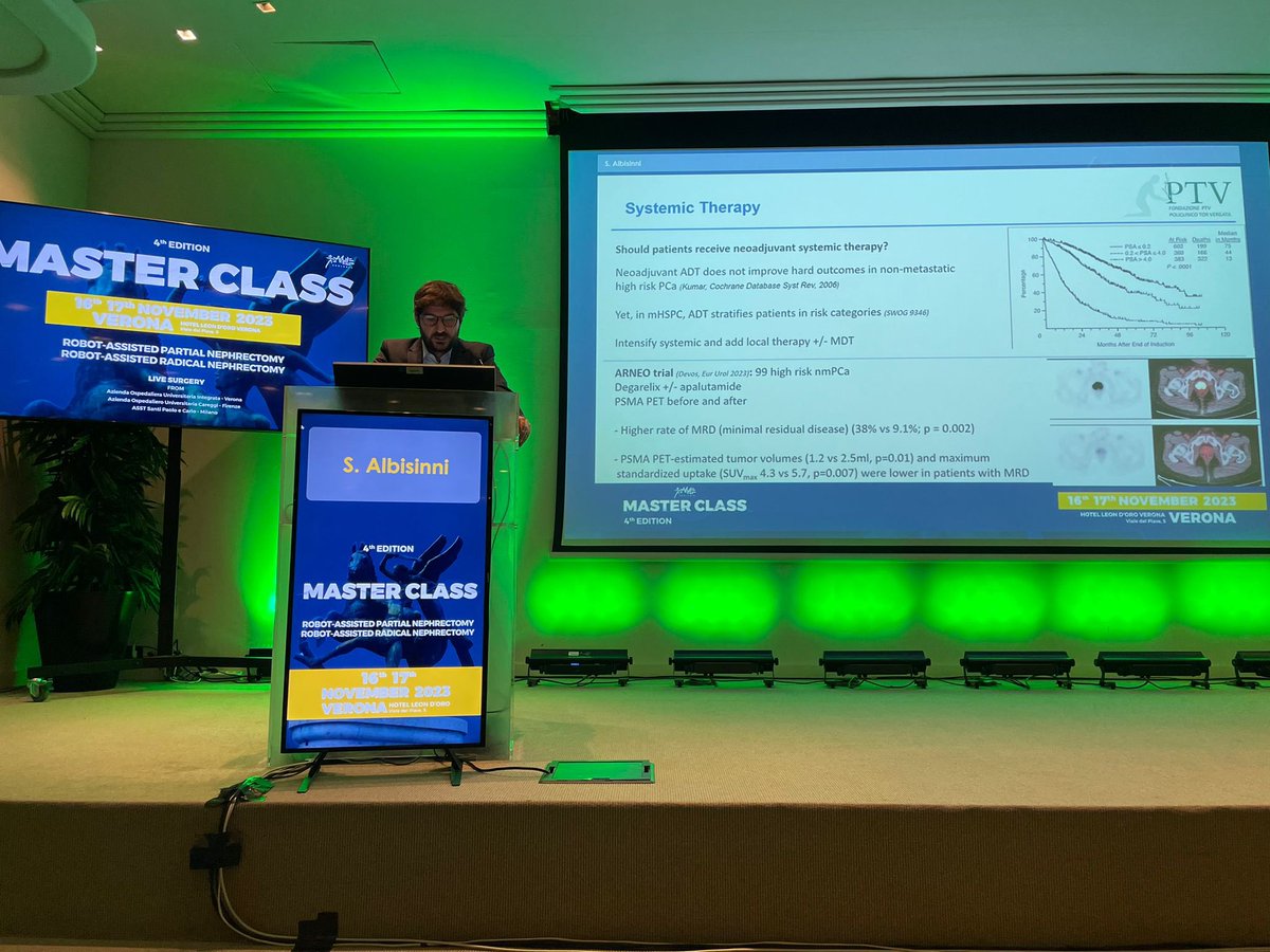 albisinnidoc's tweet photo. Delighted to discuss surgery in #mHSPC at #Masterclass23. Beware of selection bias! Thanks to the organizers @aleantonellibs1 @minerviniandre @bernardorocco73 https://t.co/ysEGGqYM5F