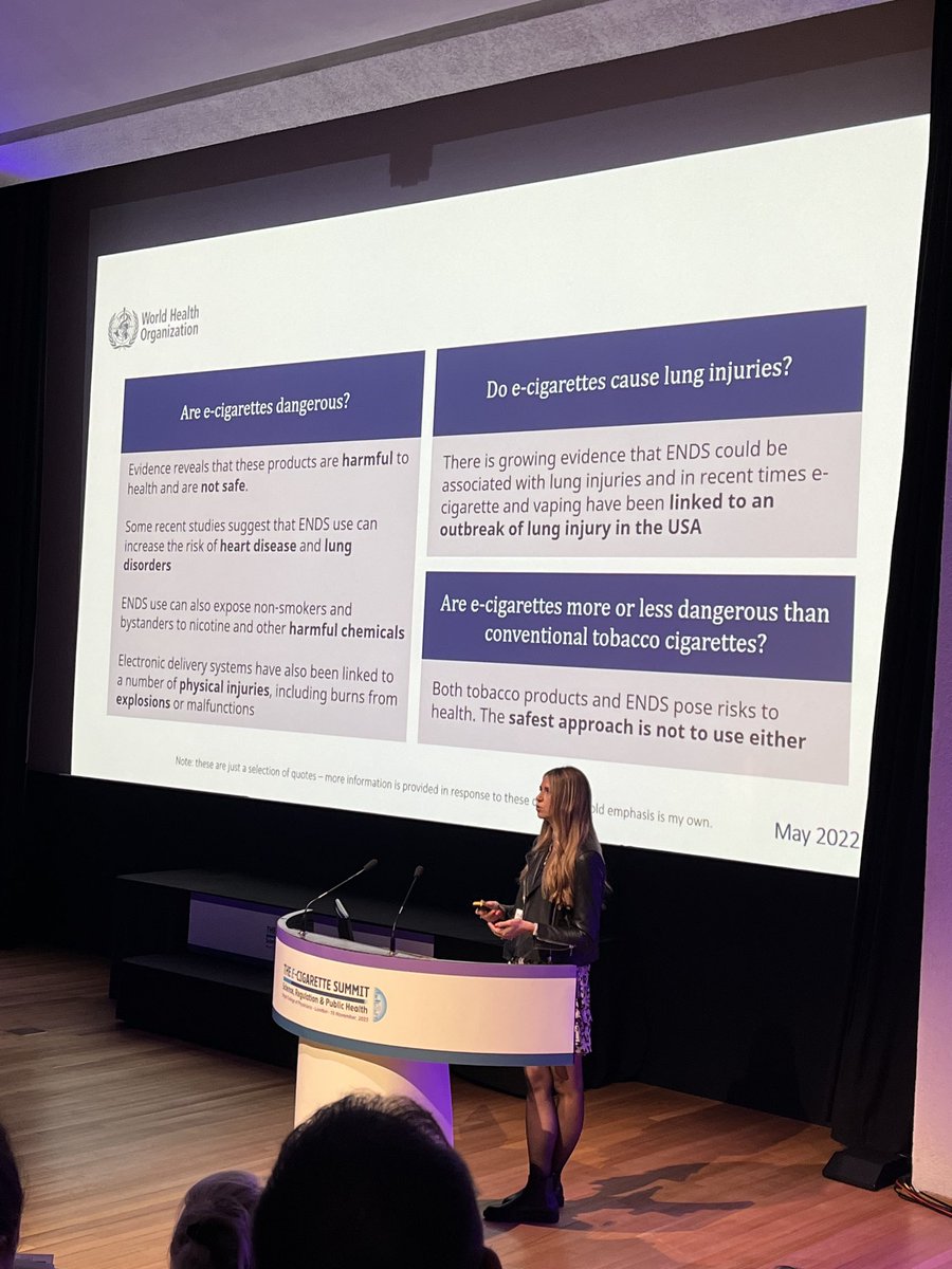 #ecigsummit 
Blistering takedown of the sources contributing to misperceptions about comparative risks of smoking and vaping