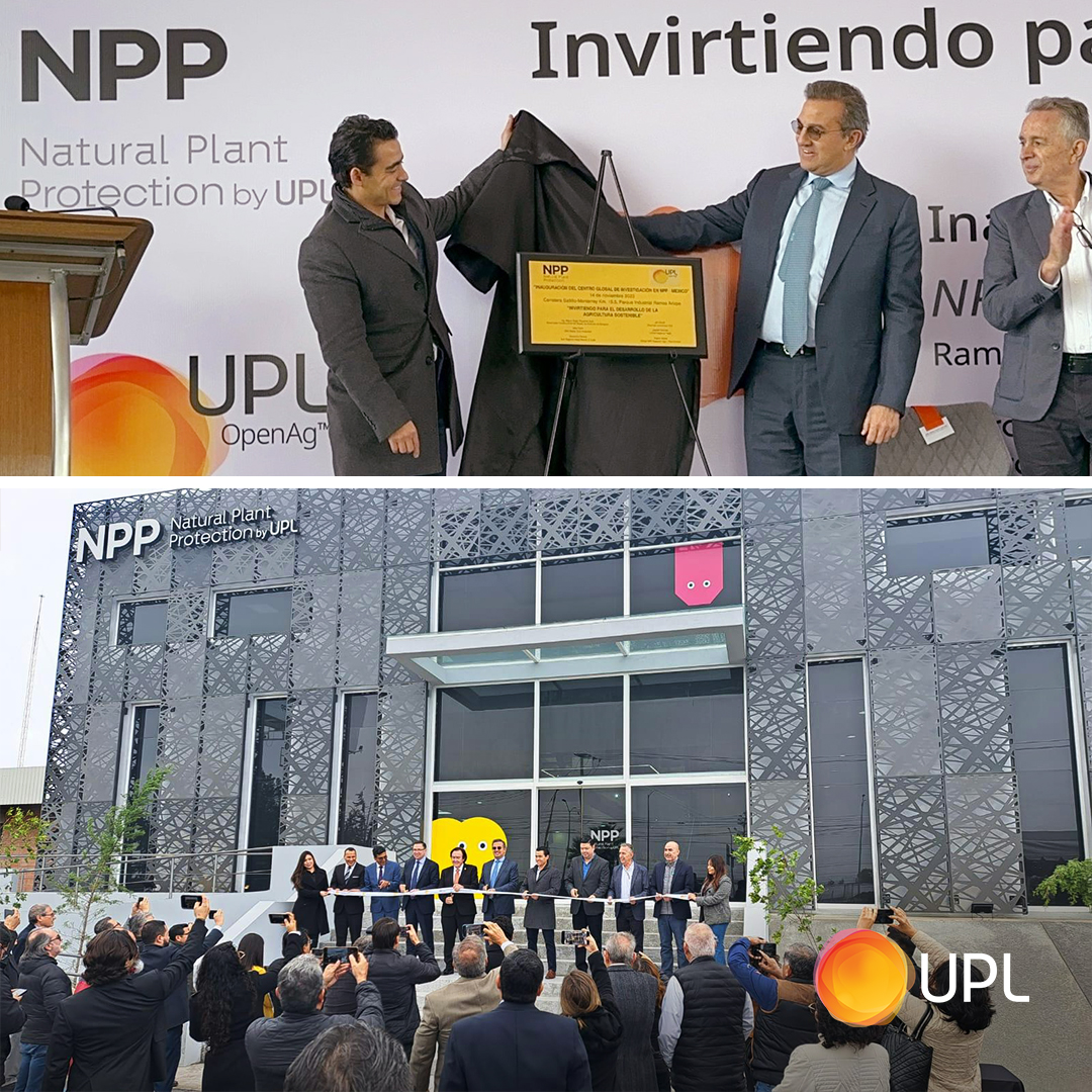 UPL announces the opening of the Global NPP Research Center, a state-of-the-art facility that will advance natural solutions through scientific &amp; applied excellence. 
This R&amp;D investment strengthens UPL’s global presence as a leader in sustainable agricultural solutions.