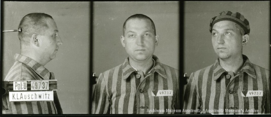 AuschwitzMuseum's tweet photo. 16 November 1910 | A Ukrainian, Roman Polutranka, was born. A clerk.

In #Auschwitz from 20 July 1942.
No. 49737
He perished in the camp on 14 August 1942. https://t.co/oSFe9odRIJ