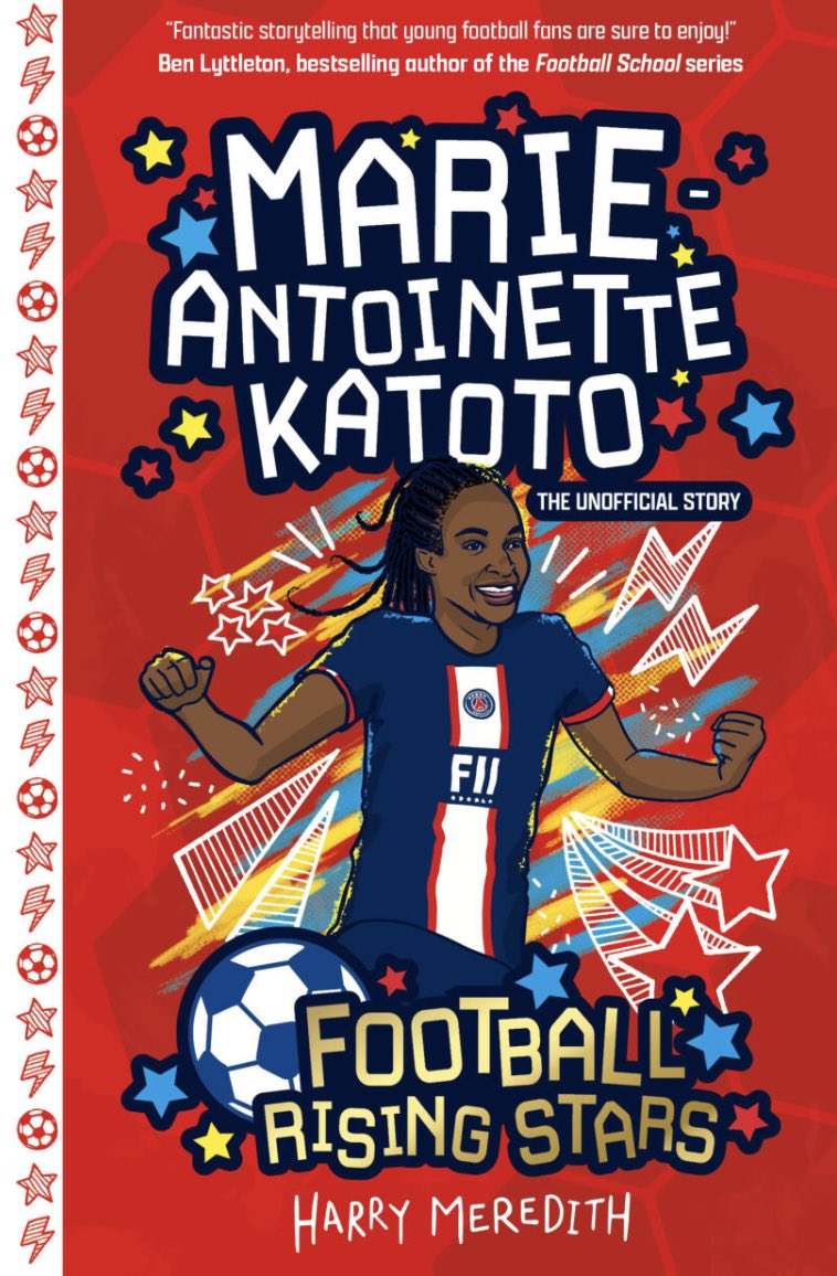 _HarryMeredith's tweet photo. Say hello to books 12, 13 &amp; 14 in the Football Rising Stars Series. The next instalments are now available for pre-order. Sliding into bookshelves, reading lists and digital baskets on the 18th of January, 2024. #footballrisingstars #mancity #psg #chicagoredstars https://t.co/n9Yb5410yv