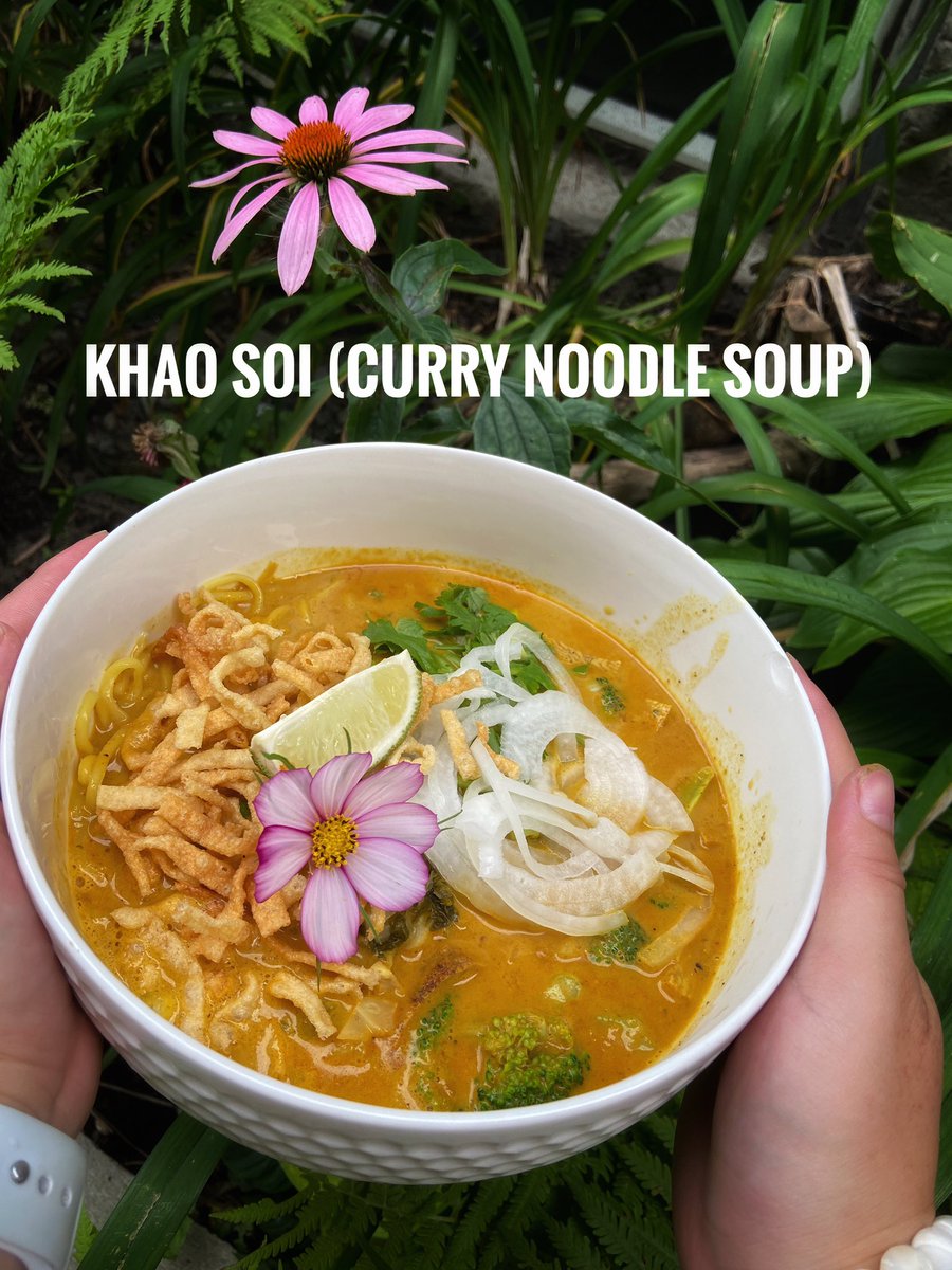The best comfort food for the season.Khao soi curry noodle soup .Vegan or gluten-free options .#khaosoi#sulawok
#thaifood#ottawatakeout