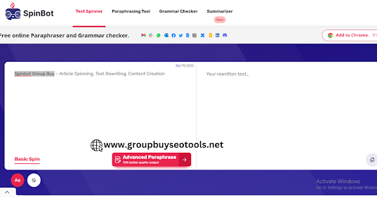 janetjacksonseo's tweet photo. Join the Spinbot Group Buy today and experience the power of content spinning like never before. Say goodbye to tedious manual rewriting and hello to efficient, effective content creation. 
@Ahrefs_GroupBuy 
Visit : 👉👉https://t.co/ubjV1YEHgF https://t.co/cAlvjlwUkN