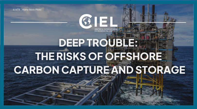 ciel_tweets's tweet photo. 📢 Just released! Our new report, “Deep Trouble: The Risks of Offshore Carbon Capture and Storage,” exposes the risks of storing carbon beneath the ocean floor. 🌊

Dive in and find out why #OffshoreCCS is no solution to #FossilFuel pollution. 🛢️
https://t.co/JWTbnoQfym https://t.co/BN19dVrftN
