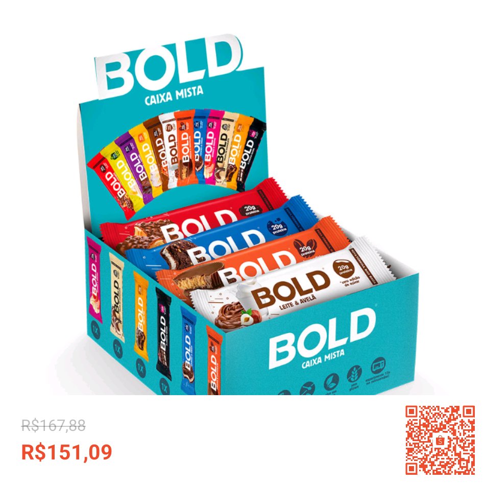 Liviapersefone's tweet photo. BOLD CAIXA MISTA (12 unid.) com 10% de desconto! Somente R$151,09. Encontre na Shopee agora!
#fitness #fitnessgirl #bodybuilding
#BisNuncaMais #DIREITAforteUNIDA #PROMO #compreaqui
https://t.co/IBRaKCrzQr https://t.co/RPqP1riozA