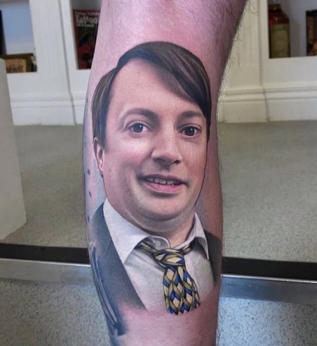 NoContextBrits's tweet image. Not sure if this is the best or worst tattoo I’ve ever seen.