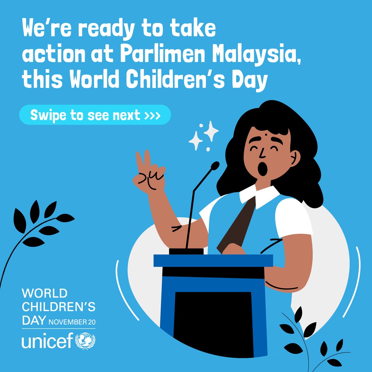 myUNICEF's tweet photo. This #WorldChildrensDay, children are making their voices heard at Parlimen Malaysia.🌟Their photos &amp; words speak louder than ever, reminding us that every decision affecting them deserves their voice. It's time to not just hear but truly listen.
#PictureMyRights #AShotatLife https://t.co/nLy7RGNaEx