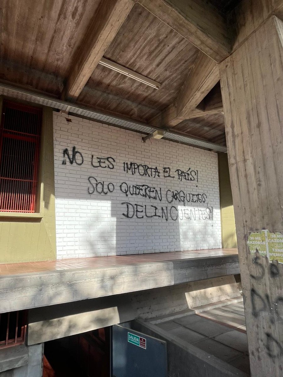 Así dejaron la Facultad de Ciencias Políticas y Sociales de la UNCuyo los militantes libertarios de Mendoza anoche. 
Es cínico. 
Esto es el liberalismo que quieren para el país y para la educación, bastante similar a la última dictadura civico militar en Argentina.