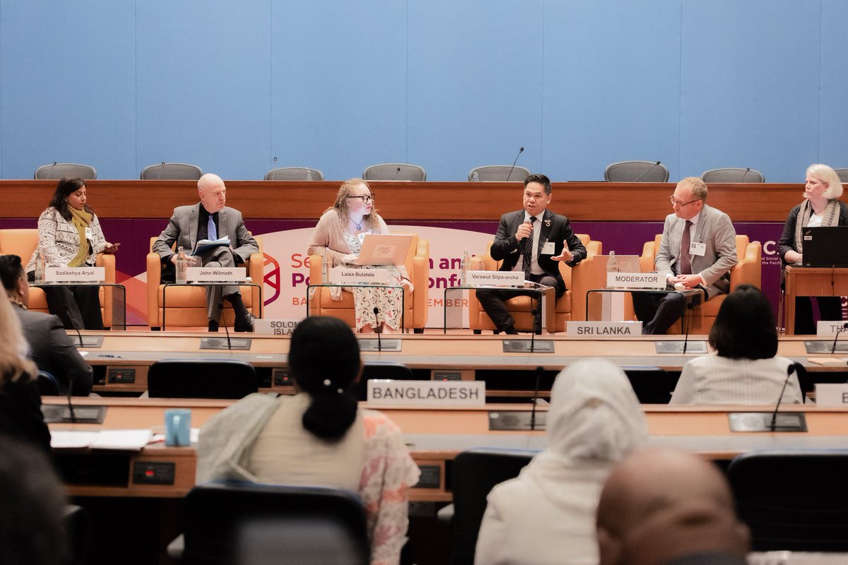 Unfpa_Thailand's tweet image. The second day of the #APPC7 kicks off with great and thorough discussions by honourable panellists, including H.E. @TopVarawut, Minister of Social Development and Human Security, Thailand. The discussions explore many population and development challenges like #LowFertility,…