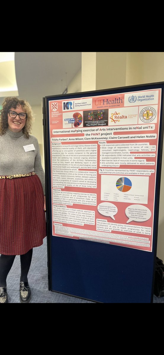 Renal Arts Group QUB (@renalartsgroup) on Twitter photo Great to represent RAG today at the 3rd International Research Seminar <a href="/AIIHPC/">All Ireland Institute of Hospice & Palliative Care</a> #EAPCPublicHealth and palliative care. <a href="/AnnaWilson444/">Anna Wilson</a> and <a href="/trishaforbes/">Trisha Forbes</a> are presenting posters on <a href="/cosmic_study/">The COSMIC Study</a> and PAINT <a href="/NIKRFcharity/">Northern Ireland Kidney Research Fund</a> Come say 👋 if you’re attending! Great to represent RAG today at the 3rd International Research Seminar <a href="/AIIHPC/">All Ireland Institute of Hospice & Palliative Care</a> #EAPCPublicHealth and palliative care. <a href="/AnnaWilson444/">Anna Wilson</a> and <a href="/trishaforbes/">Trisha Forbes</a> are presenting posters on <a href="/cosmic_study/">The COSMIC Study</a> and PAINT <a href="/NIKRFcharity/">Northern Ireland Kidney Research Fund</a> Come say 👋 if you’re attending!