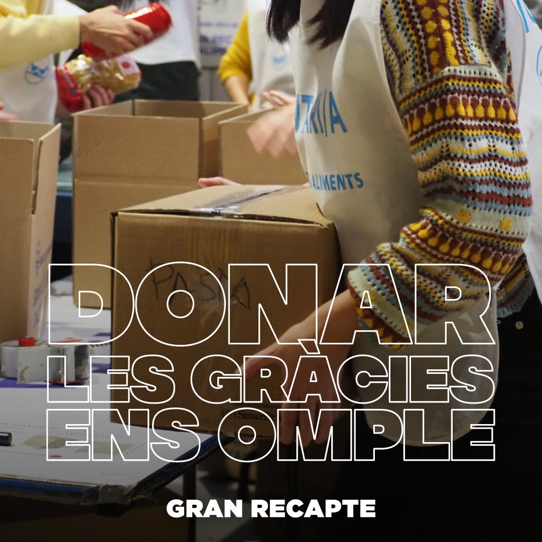 ajbegues's tweet photo. 📢 Ja falta molt poc per al #GranRecapte dels Aliments!

📝 Apunta-t'hi com a persona voluntària i participa en l'acció solidària que tindrà lloc a #Begues i a la resta de Catalunya el 24 i 25 de novembre

🔗  https://t.co/2DYzl8alXN

#AjudarOmple https://t.co/QU75Oz5hYO