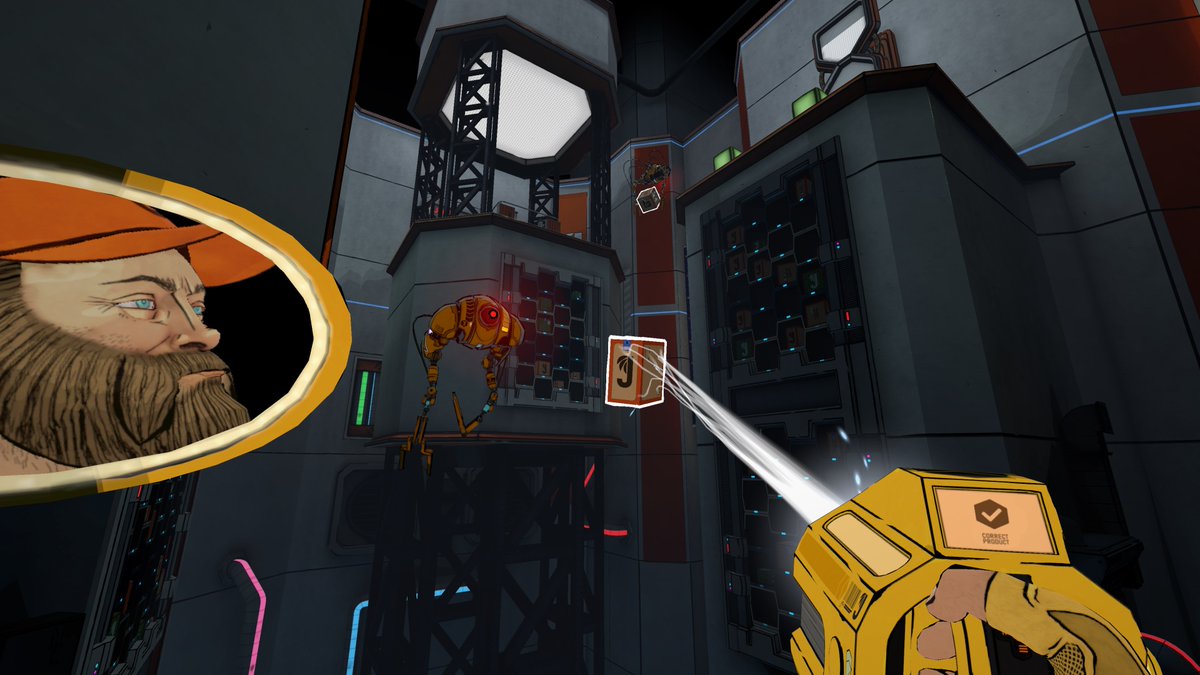 The Last Worker is up for best "Visual Design" and "VR Game" in the TIGA Games Industry Awards 2023 tonight! <a href="/thelastworker/">The Last Worker</a> #PSVR2 #MetaQuest3 #Switch #PlayStation5 #Xbox 
Kurt is taking it in his stride!